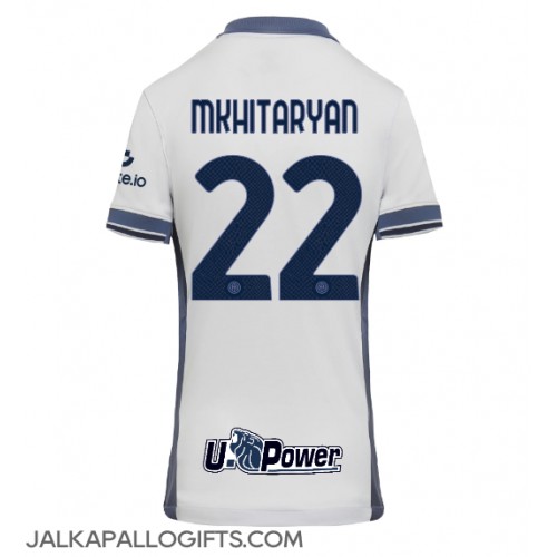 Inter Milan Henrikh Mkhitaryan #22 Vieraspaita Naiset 2024-25 Lyhythihainen